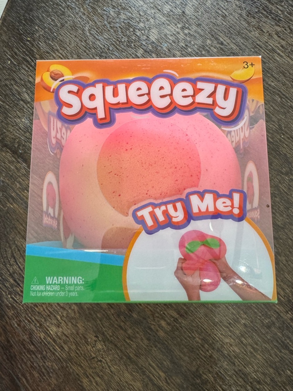 Sunny Days Squeezy Pink Peach Squishy Toy
